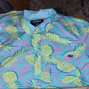 Chubbies Men's Pineapple luau shirt